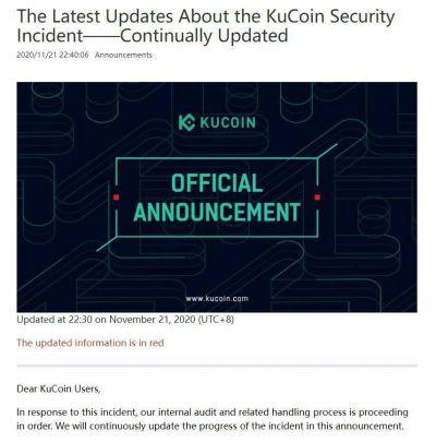 KuCoin黑客转移66.5万以太币通过DEXs取两千万美元